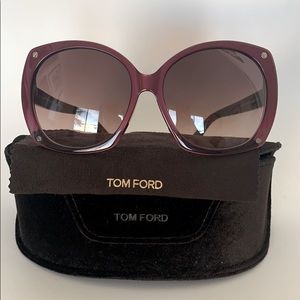 Tom Ford Gabriella Oversize Sunglasses